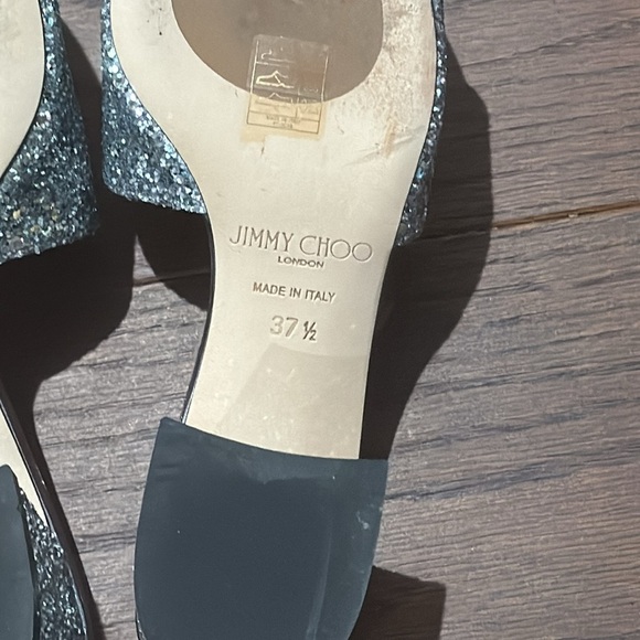 Jimmy Choo Women’s Sequined Minea 45 Slippers Size 37.5/7.5 - Picture 11 of 12